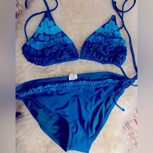 NMOT Ombré Blue Bikini with bling